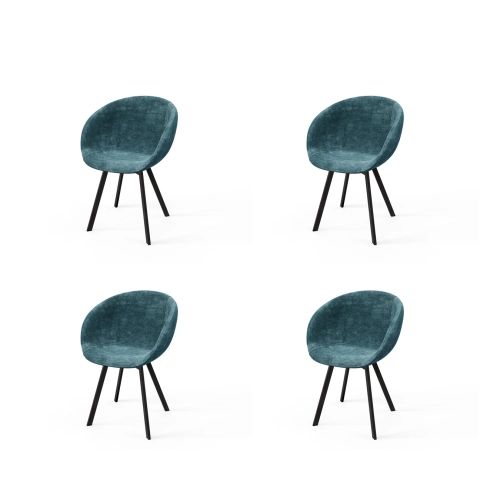 Krzesło KR-500 Ruby Kolory Tkanina Loris 37 Design Italia 2025-2030